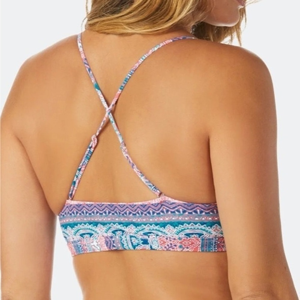 RAISINS Byron Bay Multicolor Floral Bikini Top - Picture 2 of 9